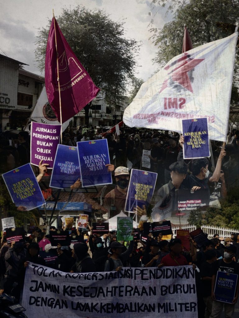 Aliansi Mei Melawan Geruduk DPRD DIY, Suarakan Nasib Buruh hingga Hak Perempuan